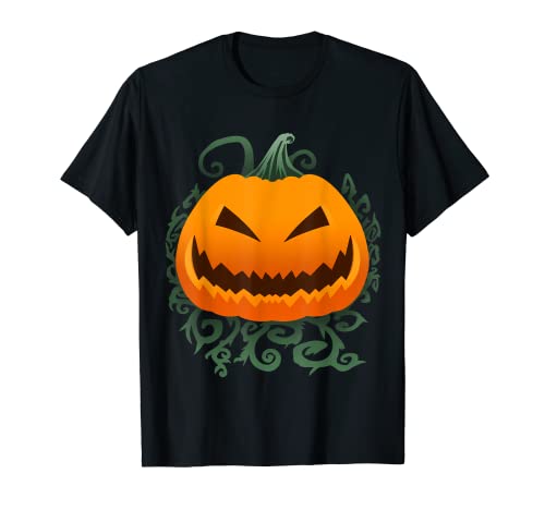 Halloween Pumpin Face Head Funny Party Costume T-Shirt
