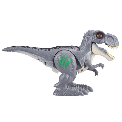 Robo Alive Dino T-Rex Serie 2, Roboterspielzeug mit beweglichem Dinosaurier, grau