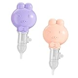 ZUNOXAZ 2 Stück Nasensauger aus flexiblem Material Sicherer Nasenreiniger...