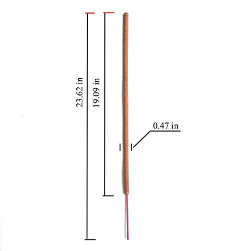 12 Hours Large Musk Incense Stick，Jumbo Outdoor Incense Sticks Long Burning (Musk/60stick)