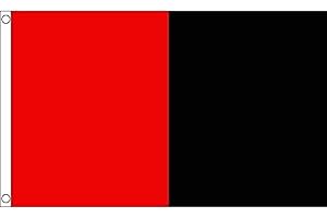 AZ FLAG, Half Red And Black Haitian Flag