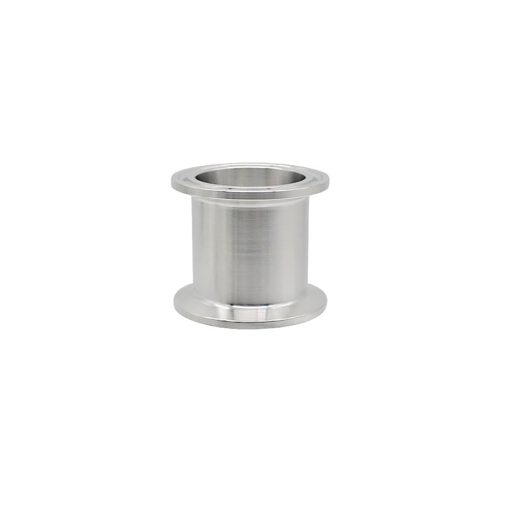 Conector De Brida De Extremo Sanitario Homebrew, Accesorio De Tubería De Virola De Triple Abrazadera De Acero Inoxidable, 43mm De Longitud(SS304102mm K119)