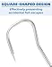 BLUEWING Fishing Gaff Hook Extra Sharp 316 Stainless Steel for Spear Harpoon Saltwater with Protection Cover for Mahi Tuna Wahoo, 2in Model B