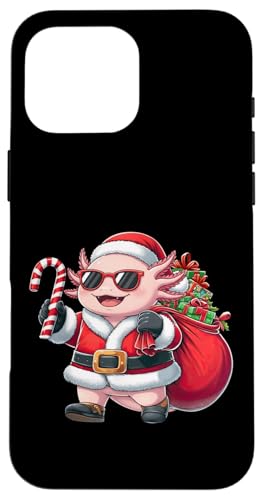 ʔAxolotl NX}XT^ߑ NX}X j̎q ̎q LbY X}zP[X iPhone 16 Pro Max p