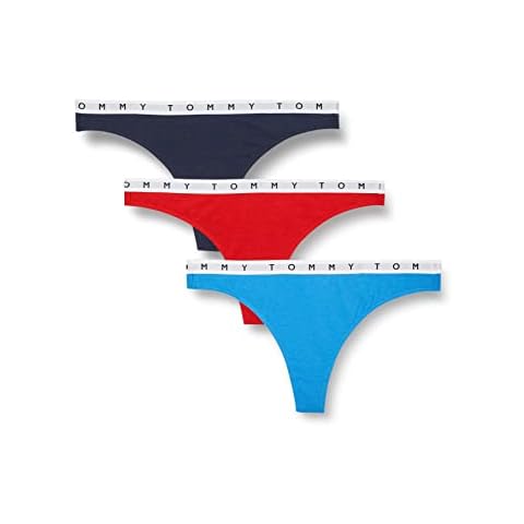 Tommy Hilfiger 3 Pack Thong, Tanga, Mujer Cover