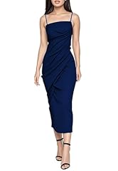 Ruched Blue Formal Dress