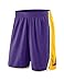 Kfdfns Uomo Lakers Basket Pantaloncini Basket Pantaloncini Sportivi Traspiranti ad Alta Elasticità ad Asciugatura Rapida