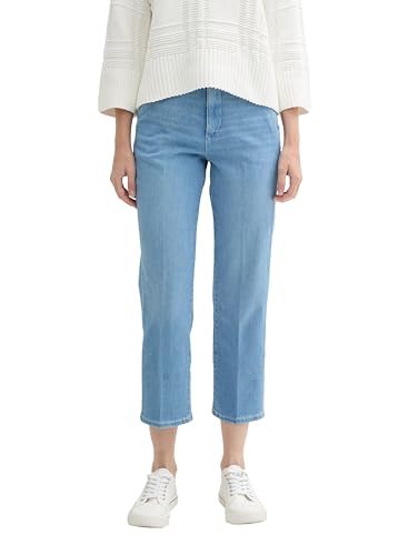 Jean coupe droite femme TOM TAILOR pantalon denim stretch casual