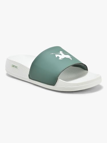 Image of Cantabil Casual Sliders for Men l Lightweight & Comfortable with Cushioned Insole EVA Upper EVA Sole Slip on Closure (P MSLP00033)