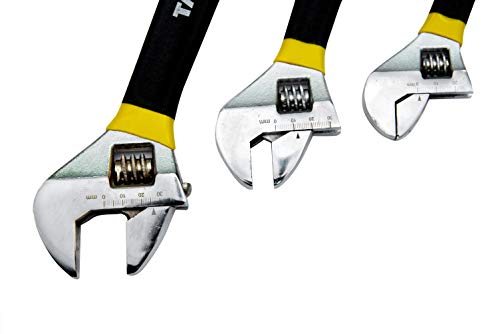 Image of AGRICO TATA Adjustable Spanner | Easy Wrench and Spanner, Ideal For Plumbing Tools, Adjustable Wrench for All Nut Sizes| 18 Inch /Pack of 1