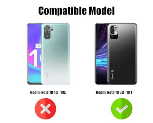 Image of Jkobi Lifetime Anti-Yellow Clear Back Cover Case for Xiaomi Mi Redmi Note 10T 5G | Note 10 5G (Sleek Hard Crystal | Shockproof and Camera Protection)