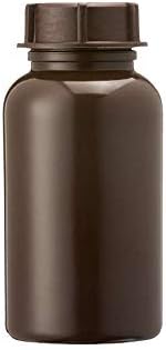 3Wthings Pack of 2 wide neck bottles made of LDPE with screw cap, 250 ml, colour: brown (lightproof) - Image 3