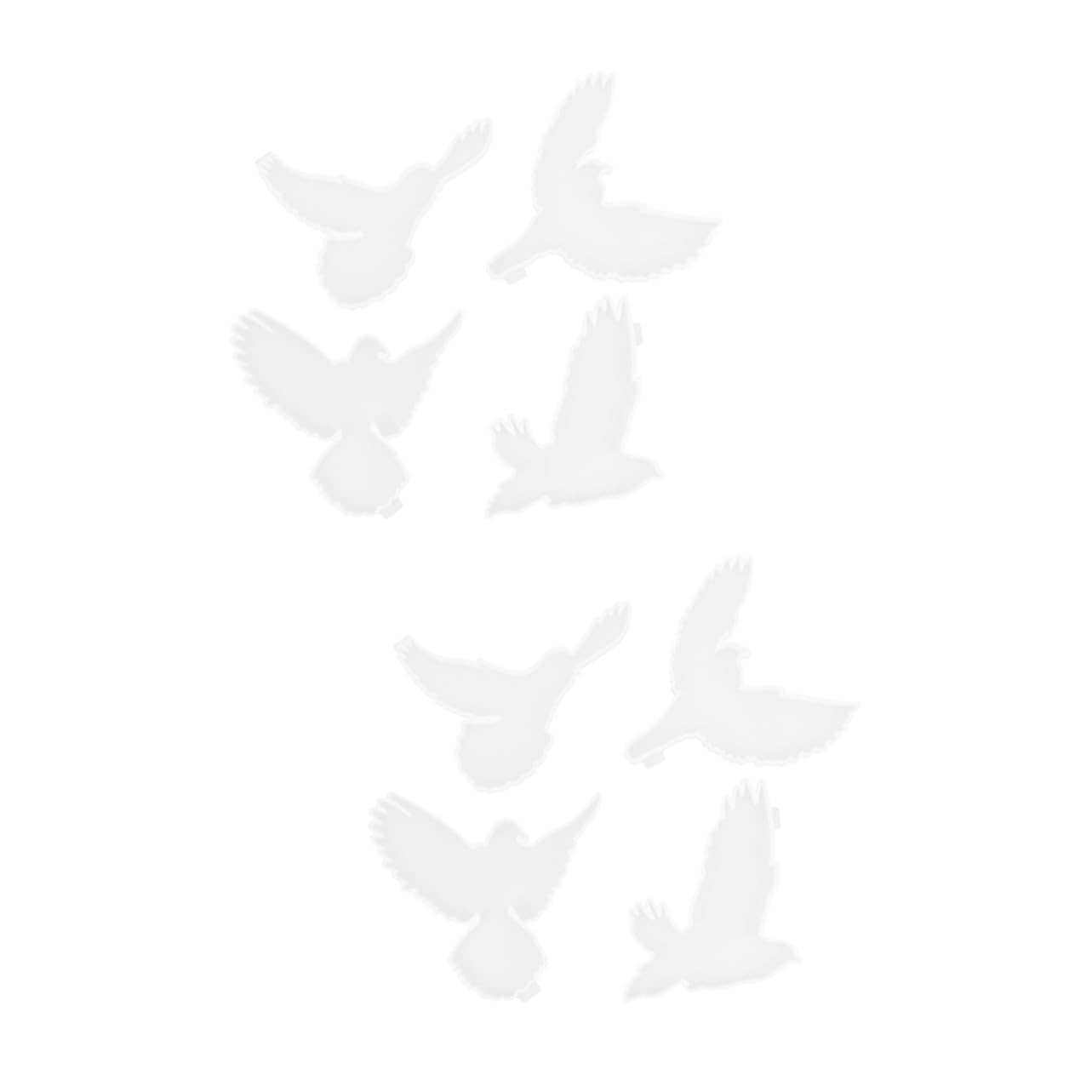 LALAFINA 2 Ensembles Moule en Forme De D'Oiseau De Mer Ornement Mural Bricolage Moules pour Oiseaux Volants Petit Oiseau Bricolage Moule À Fondant pour 4 pièces * 2