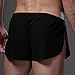 Generic Men's Lightweight and Smooth Boxers,Fashionable Casual Chafing Underwear,Comfort Elastic Waistband Home Boxer shorts Black, X-Large