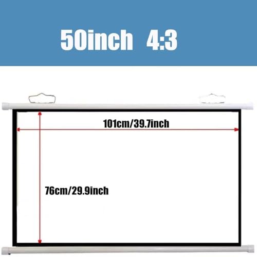 Pantalla Manual para Proyector 50'' 4:3 miniatura 7