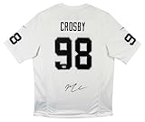 Raiders Maxx Crosby Authentic Signed White Nike Game Jersey Autographed Fanatics