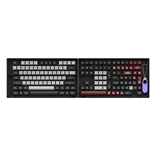 Akko Dracula Castle 198-Key ASA Profile PBT Double-Shot Keycap Set for Mechanical Keyboards with Collection Box