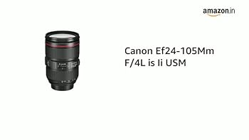 Canon Ef24-105Mm F/4L is Ii USM Lens (Black) : Amazon.in: Electronics