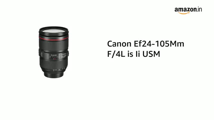 Canon Ef24-105Mm F/4L is Ii USM Lens (Black) : Amazon.in