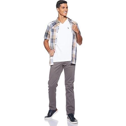 Image of U.S. Polo Assn. Men's Solid V‑Neck T-Shirt