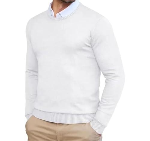 Men's Knit Sweaters Crewneck Long Sleeve Pullover Casual Sweaters Classic Fit Soft Warm Jumpers4