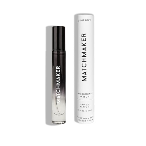 Image of Eye Of Love Matchmaker Black Diamond LGBTQ Pheromone Parfum, 10ml, Unisex Fragrance with Estratetraenol and Androstenol to attract Them.