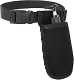 1 sac professionnel pour bouteille de massage, lotion de massage, huile, support de taille, avec ceinture réglable, noir