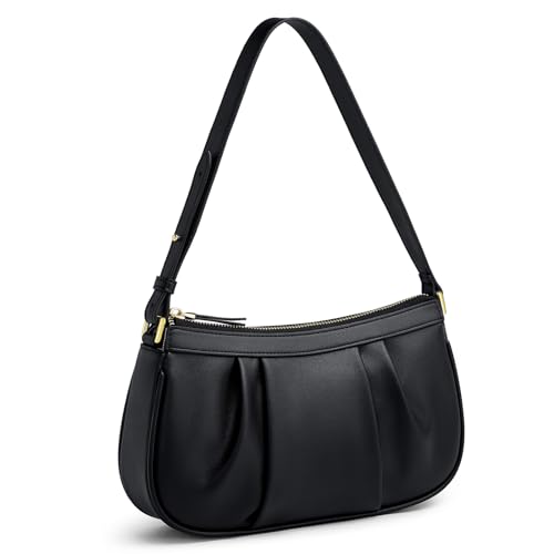 RONSIN Small Shoulder Bag for Women Mini Clutch Purse Tote Handbag Zipper Closure Crossbody Hobo Purse