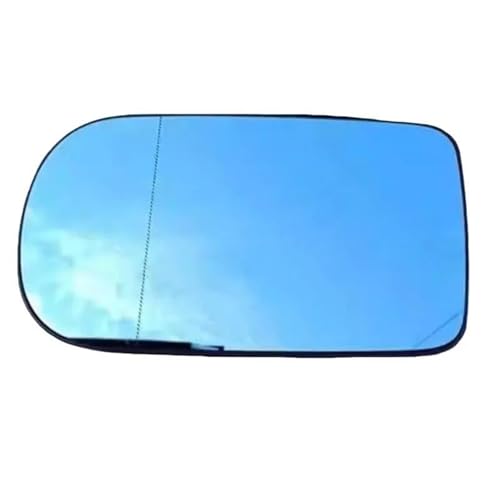 Verre de rétroviseur chauffant bleu gauche pour BMW Série 5 E39 et Série 7 E38
