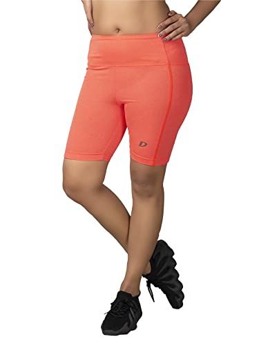 Image of DECISIVE Fitness Yoga Gym Sports Workout Cycling Running Tights Shorts with Side Pocket for Women & Girls