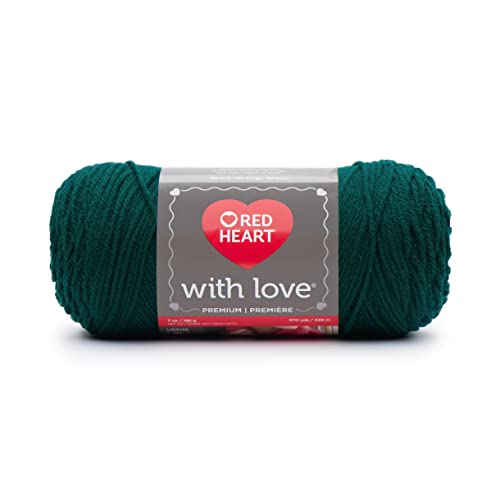 Lana acrílica Evergreen Red Heart ideal para tejer mantas de sofá 3