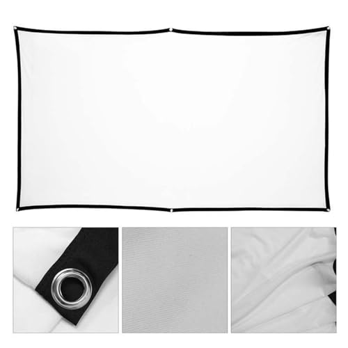 Écran de projection format large 84po toile cinéma sans plis pour vidéoprojecteur de maison