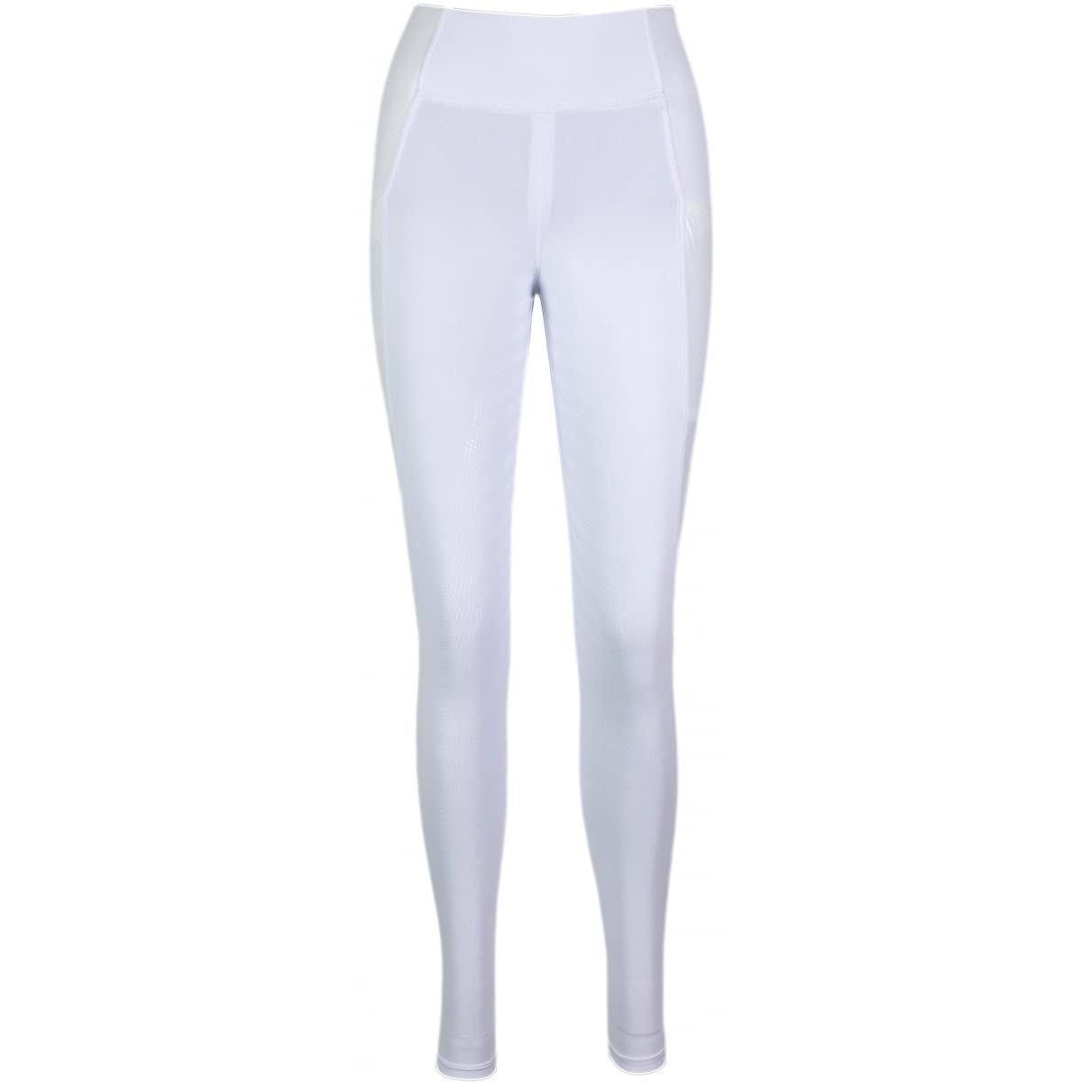 Lazura - Damen und Kinder Sommer Reitleggings Lea | Vollbesatz aus Silikon | Reithose mit seitlichen Handytaschen | atmungsaktiv durch seitliche Mesh-Einsätze | Reitbekleidung