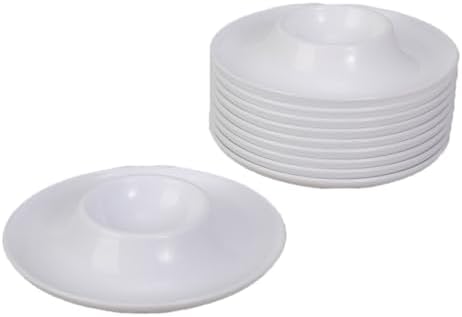 Pack Of 10 Eggs Storage Container Eggs Cups With Base For Serving Breakfast Brunch Kitchen Gadgets Stackable Cup Holders