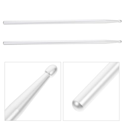 Baquetas metálicas de aluminio para práctica, color plata miniatura 7