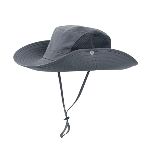 Sun Hat for Men Women UPF 50+ Fishing Hats Waterproof Wide Brim Boonie Bucket Hat for Safari Beach Hiking Garden - Image 3