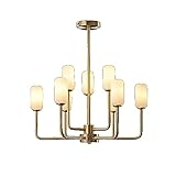 Plafond raffiné : le lustre combiné avec un style industriel rustique et un style du milieu du siècle, des lignes simples et douces, la qualité moderne est garantie.