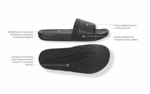 Image of Neeman's Footbed Slides for Men | Cushioned & Comfortable Flip Flops for Men | everyday Comfort, Lightweight and Flexible