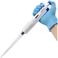 FOUR E'S SCIENTIFIC 2-10mL Pipette, Adjustable Volume Micropipette | Single-Channel Pipettor, Ergonomic Design, Precise Volume Dial