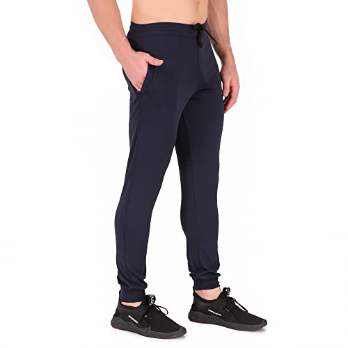 Image of NEXSTEP Men's Regular Fit Track Pants with Zipper Pockets