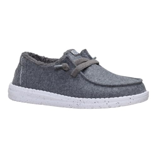Image of HEYDUDE Wendy Wool Cozy Charcoal Women Size 10