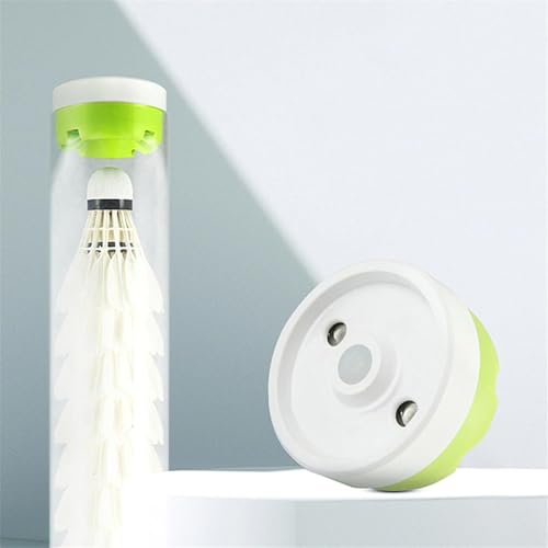 Humidificateur de badminton rechargeable avec bouchons de tube de volant