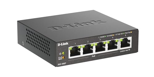 Switch Poe 4 Puertos Marca D-Link