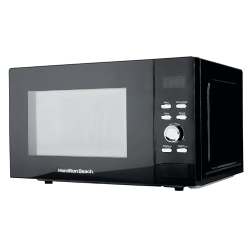 Hamilton Beach Microwave, 30L, 950W, Family-Size, Digital Controls, 8 Pre-Set Programs, 5 Power Levels, Large Capacity, Defrost Function, Child Lock, Black - HB30FUXP04