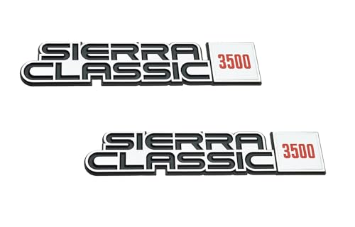 Emblema Sierra Classic 3500: placa de identidad para fender 1984 a 1989