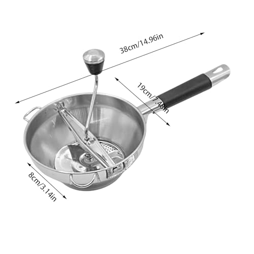 Broyeur d'aliments haut de gamme en inox avec disques de broyage interchangeables - 5