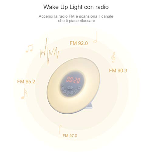 Diyife Wake Up Light, [Nuova Versione] Luce