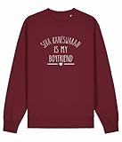 Siva Kaneswaran Is My Boyfriend Sweat-shirt unisexe, bordeaux, S