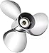 11x15 Stainless Steel Boat Outboard Propeller for Yamaha Outboard 40-60HP 3 Blades Stainless Steel Prop 13 Spline Tooth Propel RH