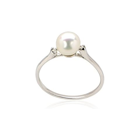 Regalia White Pearl Diamond Ring Cover